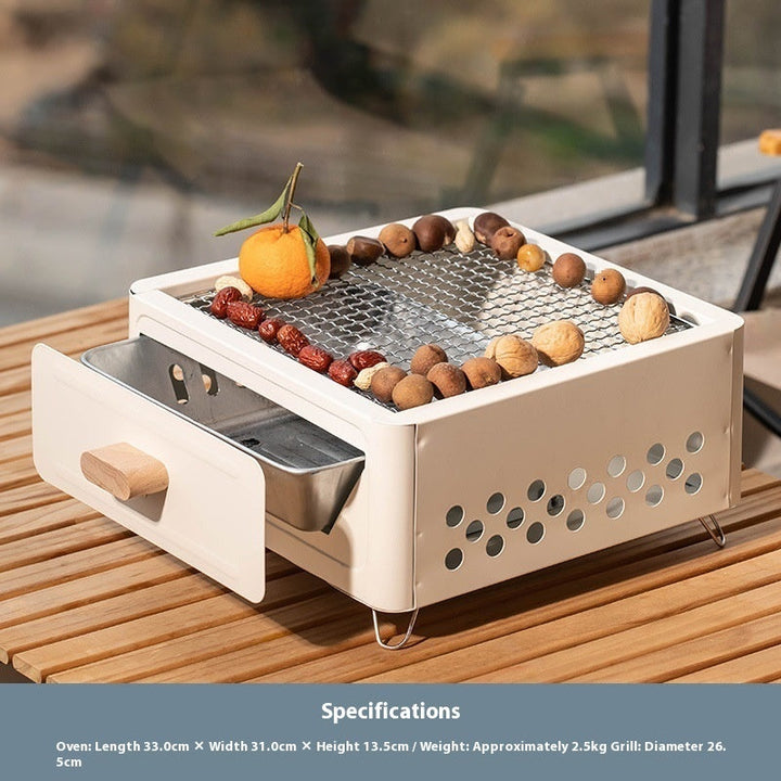 Elevate Your Outdoor Cooking Experience with Our Square Outdoor Charcoal Barbecue Grill