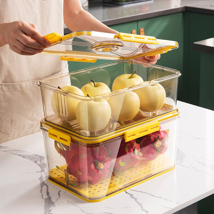 Maximize Your Kitchen Space with Our Plastic Refrigerator Storage Box